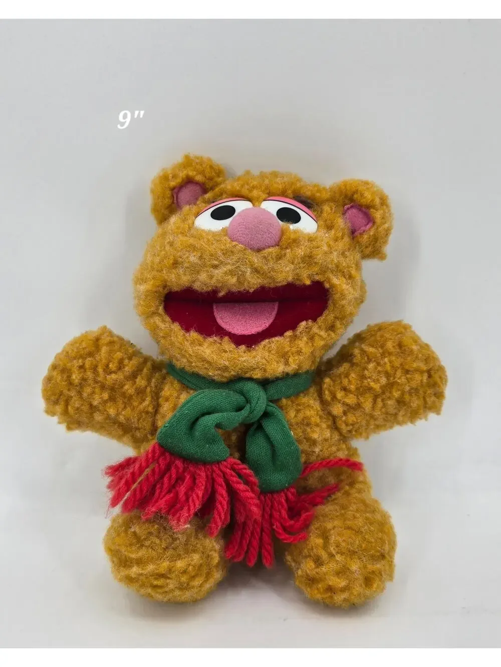 Vintage 1987 Baby Fozzie Bear Plush – 9″‎ Henson Associates (Muppet Babies)